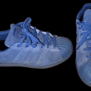 Adidas Blue Suede Sneakers